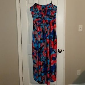 NWT Multicolor floral maxi dress